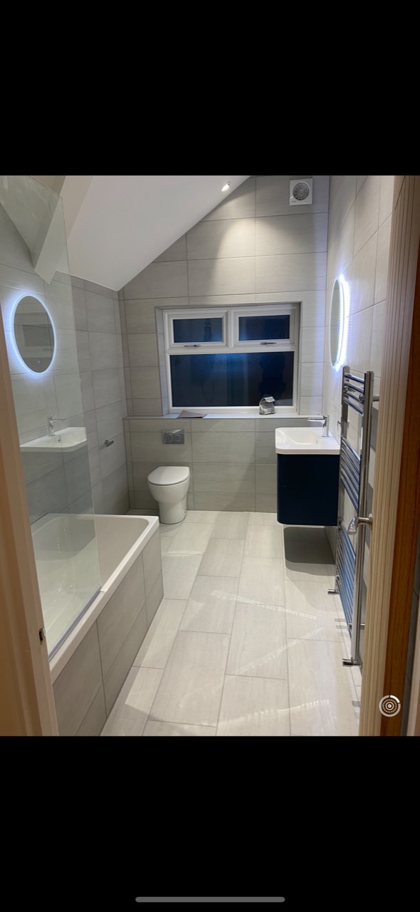 Compact bathroom installation preview