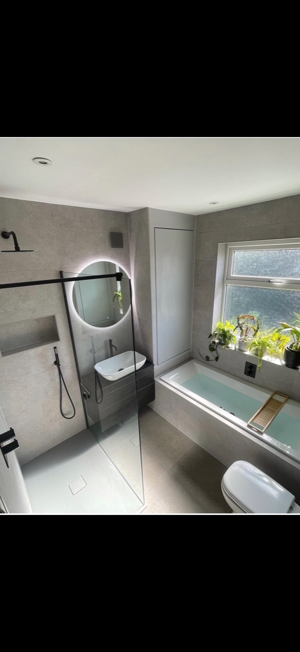 Wet room renovation preview